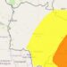 Ventos de 100 km/h e granizo: 67 cidades de MS estão sob alerta de temporal