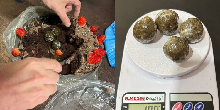 Mãe de preso é detida ao tentar entrar com maconha escondida em bolo de aniversário em presídio